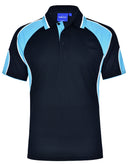 Winning Spirit Men's CoolDry Contrast Polo with Sleeve Panels  - PS61