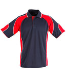 Winning Spirit Men's CoolDry Contrast Polo with Sleeve Panels  - PS61