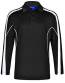 Winning Spirit Men's TrueDry Long sleeve Polo - PS69