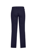 Biz Care Mens Comfort Waist Flat Front Pant - CL958ML