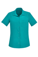 Biz Care Womens Florence Short Sleeve Shirt - CS947LS
