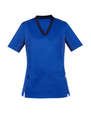 Biz Care Womens Riley Vneck Scrub Top - CST043LS