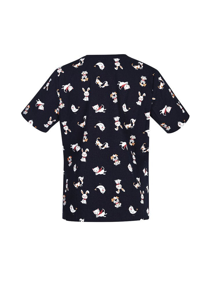 Biz Care Womens Best Friends Scrub Top - CST147LS