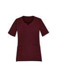 Biz Care Womens Avery Tailored Fit Round Neck Scrub Top - CST942LS