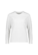 Biz Care Performance Womens Cotton Long Sleeve Tee - CT247LL