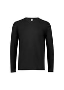 Biz Care Performance Mens Cotton Long Sleeve Tee - CT247ML