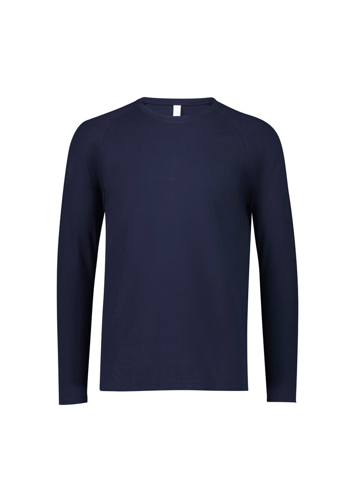 Biz Care Performance Mens Cotton Long Sleeve Tee - CT247ML