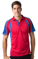 Be Seen Men's Polo Shirt With Contrast Sleeve - The Toucan