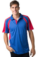 Be Seen Men's Polo Shirt With Contrast Sleeve - The Toucan