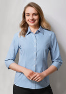 Biz Collection Womens Ellison 3/4 Sleeve Shirt - S716LT