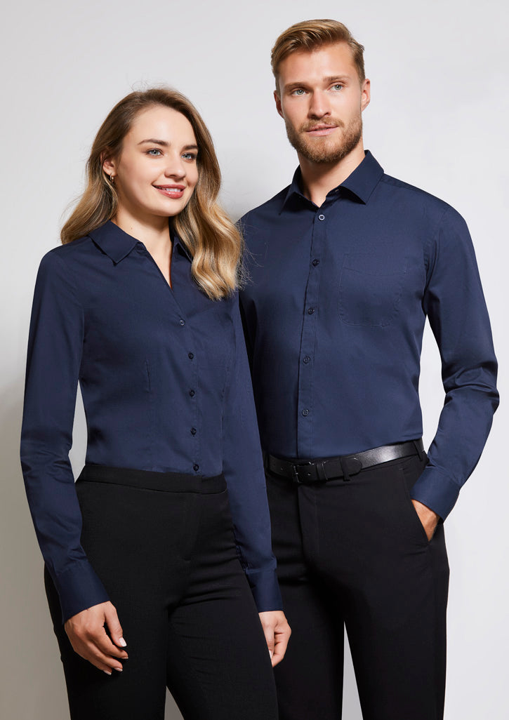 Biz Collection Mens Monaco Long Sleeve Shirt - S770ML