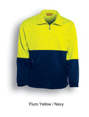 Bocini HiVis Half zip Fleece - SJ0411