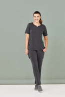 Biz Care Womens Avery MultiPockets  Slim Leg Scrub Pant - CSP943LL