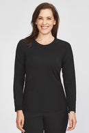 Biz Care Performance Womens Cotton Long Sleeve Tee - CT247LL