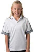 Be Seen Kids Polo Shirt With Striped Collar - BSP16K