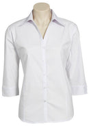 Biz Collection Ladies Metro Shirt 3/4 Sleeve (LB7300)