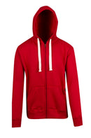 Ramo Mens Brushed Heavy Zip Fleece Hoodie - F909HZ
