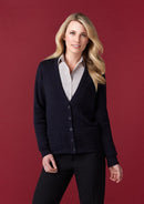 Biz Collection Ladies Button Through Woolmix Cardigan (LC8008)