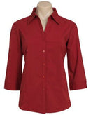Biz Collection Ladies Metro Shirt 3/4 Sleeve (LB7300)