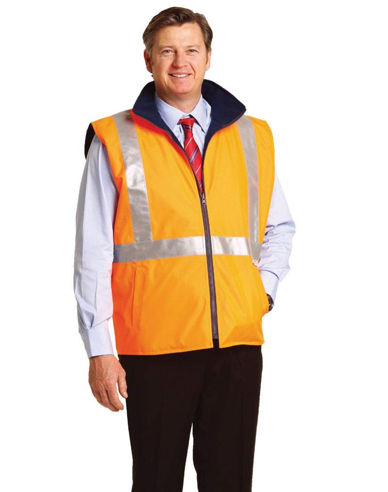 Winning Spirit High Visibility Reversible Safety Vest - SW37
