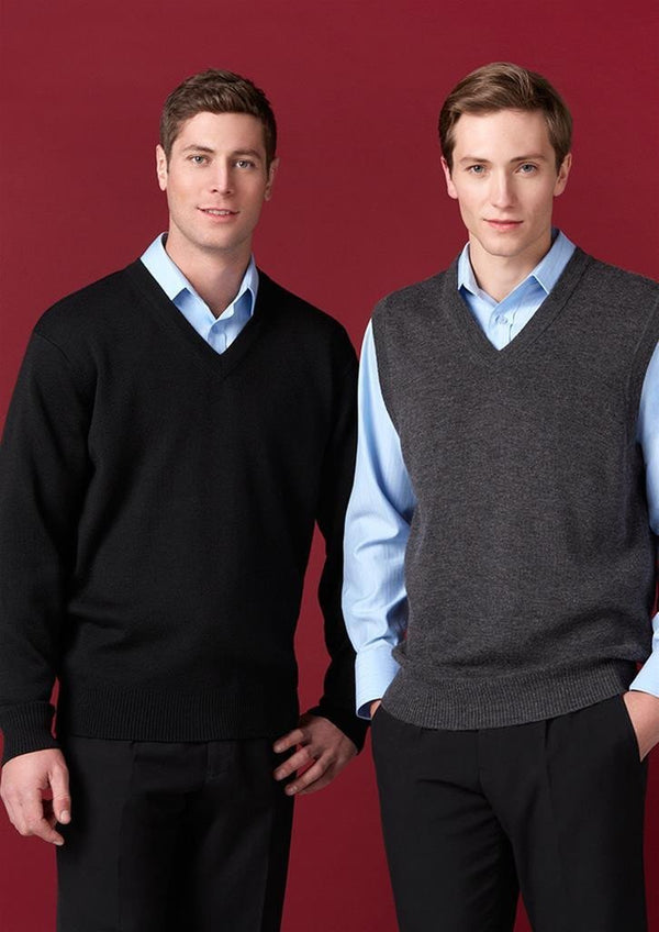 Biz Collection Mens Woolmix L/S Pullover (WP6008)